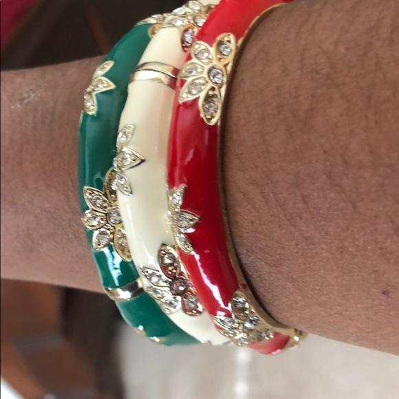 Talbots Jewelry - Set of 3 BEAUTIFUL ENAMEL BANGLES from TALBOTS Talbots Jewelry - Set of 3 BEAUTIFUL ENAMEL BANGLES from TALBOTS